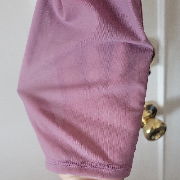 Fabletics Lavender and Orange Leggings - Picture 3 of 6